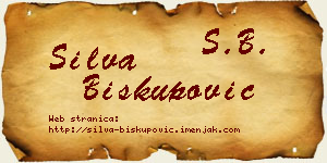 Silva Biskupović vizit kartica